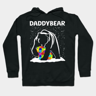 Daddybear Autism Fathers Day Gifts Hoodie